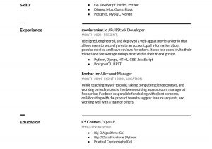 Entry Level Computer Science Resume Template 6 Computer Science Resume Examples for 2021 by Lane Wagner … Entry Level Computer Science Resume Template 6 Computer Science Resume Examples for 2021 by Lane Wagner …