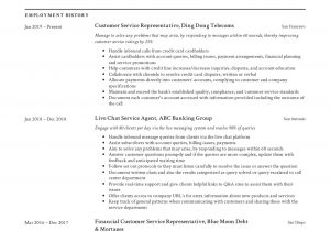 Entry Level Customer Service Representative Resume Sample Client Representative Job Description