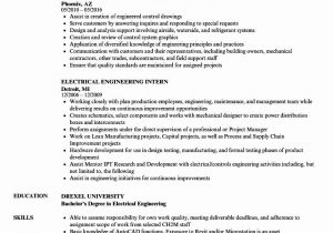 Entry Level Electrical Engineering Resume Sample Pin by Deepali Tiwari On Resume Engineering Resume, Internship …