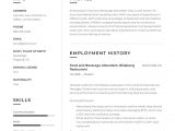 Entry Level Food Service Resume Sample 22 Food & Beverage attendant Resume Samples Free