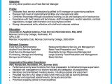 Entry Level Food Service Resume Sample 9 Professional Food Basic Resume Samples My Blog
