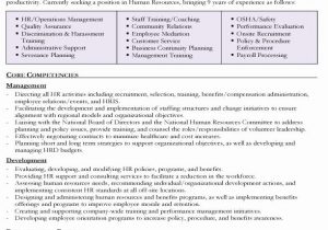 Entry Level Hr Generalist Resume Sample Human Resources Entry Level Resume