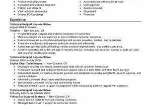 Entry Level It Support Resume Sample Entry Level Puter Technician Resume