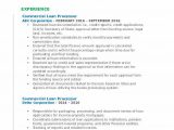 Entry Level Loan Processor Resume Sample Mercial Loan Processor Resume Samples