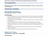 Entry Level Loan Processor Resume Sample Mortgage Loan Processor Resume Samples