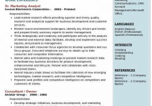 Entry Level Market Research Analyst Resume Sample Market Research Analyst Resume format