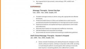 Entry Level Massage therapist Resume Sample 10 11 Licensed Massage therapist Resume