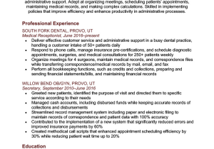 Entry Level Medical Receptionist Resume Sample Medical Receptionist Resume [sample for Download]