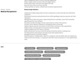 Entry Level Medical Receptionist Resume Sample Medical Receptionist Resume Samples