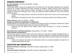 Entry Level Nursing assistant Resume Sample Certified Nursing assistant Examples Cna Resumes