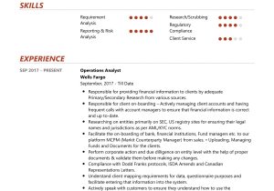 Entry Level Operations Research Analyst Resume Samples Operations Analyst Resume Sample 2022 Writing Tips – Resumekraft