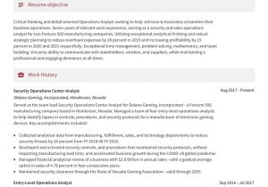 Entry Level Operations Research Analyst Resume Samples Operations Analyst Resume Sample & Writing Guide 2022 – Cvmaker.com