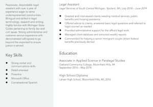 Entry Level Paralegal Resume Objective Sample Legal assistant Resume Examples In 2022 – Resumebuilder.com