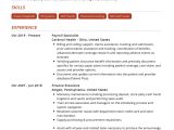 Entry Level Payroll Specialist Resume Sample Payroll Specialist Resume Example 2022 Writing Tips – Resumekraft