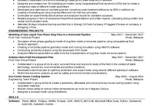 Entry Level Petroleum Engineering Resume Sample Petroleum Engineering Fresh Graduate 1st Draft Resume, Would Like …