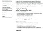 Entry Level Pharmacy assistant Resume Sample Pharmacy Technician Resume Examples & Writing Tips 2022 (free Guide)