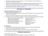 Entry Level Pharmacy Tech Resume Sample Entry-level Pharmacy Technician Resume Monster.com