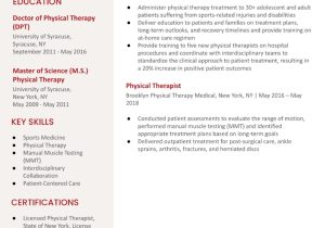 Entry Level Physical therapist Resume Samples Physical therapist Resume Examples In 2022 – Resumebuilder.com