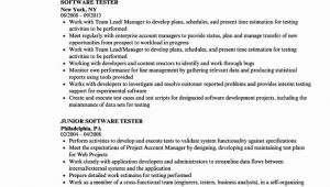 Entry Level Qa software Tester Resume Sample √ 20 Entry Level Qa Tester Resume In 2020