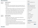 Entry Level Quality Engineer Resume Sample Quality Engineer Resumeâsample & 25lancarrezekiq Writing Tips
