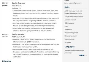 Entry Level Quality Engineer Resume Sample Quality Engineer Resumeâsample & 25lancarrezekiq Writing Tips