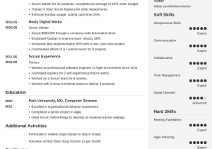 Entry Level Scrum Master Resume Samples Scrum Master Resume Samples Template & Guide Entry Level Scrum Master Resume Samples Scrum Master Resume Samples Template & Guide