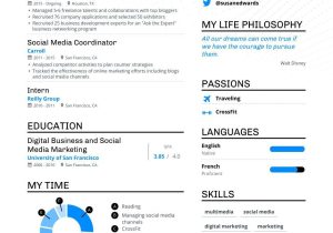 Entry Level social Media Marketing Resume Sample social Media Manager Resume Examples & Guide for 2022 (layout …