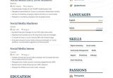 Entry Level social Media Marketing Resume Sample social Media Manager Resume Examples & Guide for 2022 (layout …