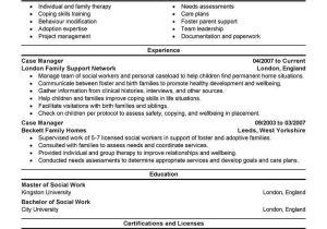 Entry Level social Work Students Resume Samples the Stunning Best Case Manager Resume Example Livecareer within …