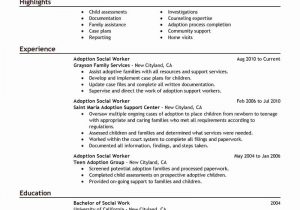 Entry Level social Worker Resume Sample 25 Entry Level social Work Resume In 2020 with Images