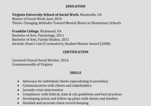 Entry Level social Worker Resume Sample How to Write A Perfect social Worker Resume Examples