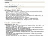 Executive assistant to Ceo Resume Samples Executive assistant to Ceo Resume Samples