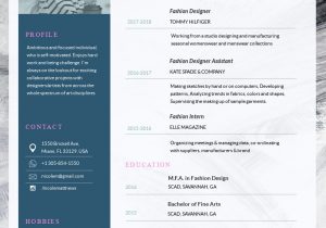 Fashion Designer Resume Samples for Freshers Fashion Designer Resume Template Visme