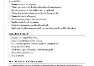 Fast Food Restaurant Cashier Resume Sample Cashier Resume [how to Write 16 Examples]