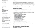 Field Service Engineer Trainee Resume Sample Field Service Technician Resume & Guide  20 Examples 2022