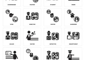 Film Tv Sample Resume Dyer Painter 16 Einfache Editierbare Ikonen Wie Polizei, Pirat, Arzt, Lehrer … Film Tv Sample Resume Dyer Painter 16 Einfache Editierbare Ikonen Wie Polizei, Pirat, Arzt, Lehrer …