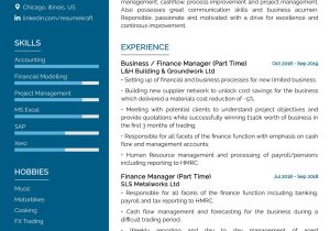 Finance and Accounting Manager Sample Resume Finance Manager Resume Example 2022 Writing Tips – Resumekraft