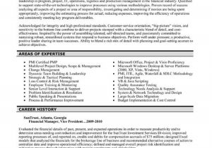 Financial Services Project Manager Resume Sample top Finance Resume Templates & Samples