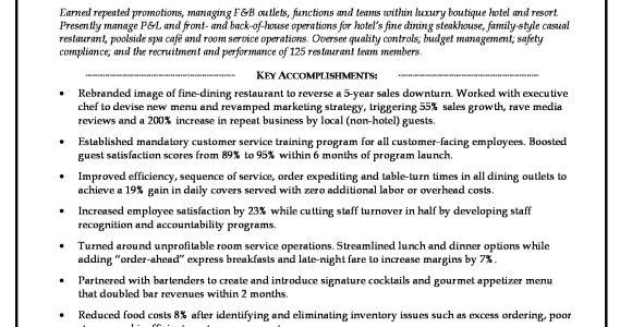Fine Dining Restaurant Manager Resume Sample Restaurant Manager Resume Monster.com