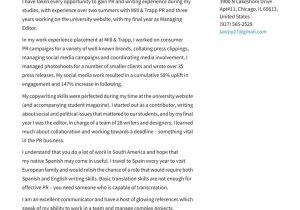 Finished Sample Cover Letter for Resume First Job Cover Letter Examples & Expert Tips [free] Â· Resume.io