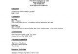 First Resume Template with No Work Experience Resume Examples with No Job Experience – Resume Templates Job …