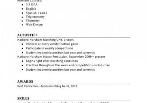 First Resume with No Work Experience Samples First Resume Example with No Work Experience Best Resume