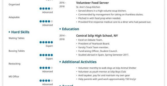 First Time Resume Template for High School Student Resume Examples for Teens: Templates, Builder & Guide [tips]