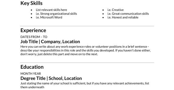 First Time Resume with No Experience Samples Australia Free Resume Templates [download]: How to Write A Resume In 2022 …
