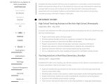 First Time Tutoring Job Resume Samples Teaching assistant Resume & Writing Guide  12 Templates Pdf