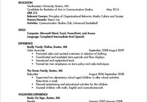 First Year University Student Resume Sample College Student Resume 8 Free Word Pdf Documents