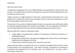 Flight attendant Resume Cover Letter Sample 3 Cabin Crew Cover Letter Examples (lancarrezekiqwriting Guide) â Cv Nation