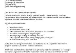 Flight attendant Resume Cover Letter Sample Flight attendant Cover Letter Examples – Qwikresume