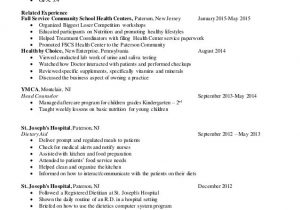 Food Science and Nutrition Resume Sample Newest Nutrition and General Food Sciences Resume