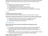 Free Certified Nursing assistant Resume Template Certified Nursing assistant Resume Examples – Resumebuilder.com